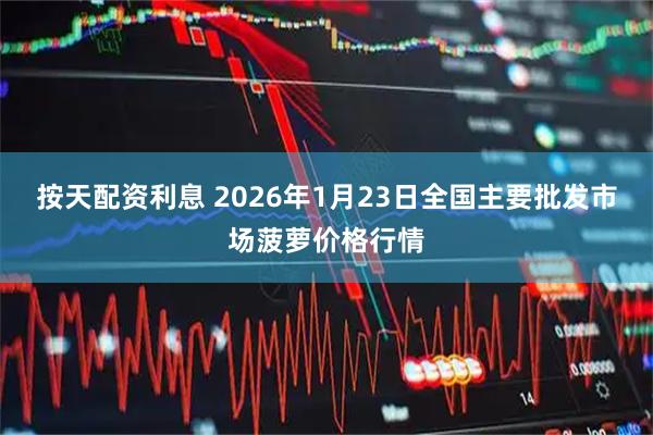 按天配资利息 2026年1月23日全国主要批发市场菠萝价格行情