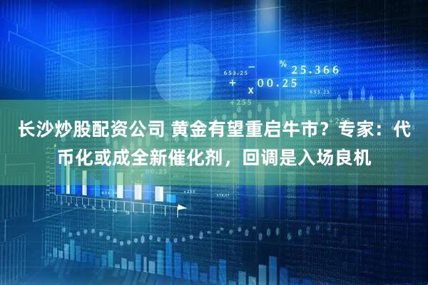 长沙炒股配资公司 黄金有望重启牛市？专家：代币化或成全新催化剂，回调是入场良机